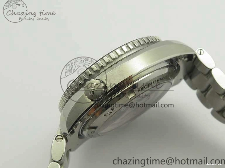 1230 Sleek Planet Ocean Professional Ceramic Bezel 42mm 1:1 MK Best Edition Silver Markers On SS Bracelet A 8085